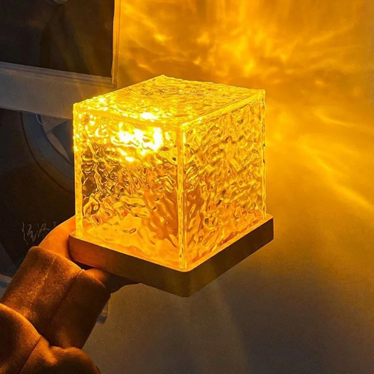 Northern Lights Cube Lamp